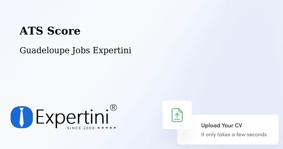 Resume ATS Score & Job Description Match Tool – Riché - Guadeloupe Jobs Expertini