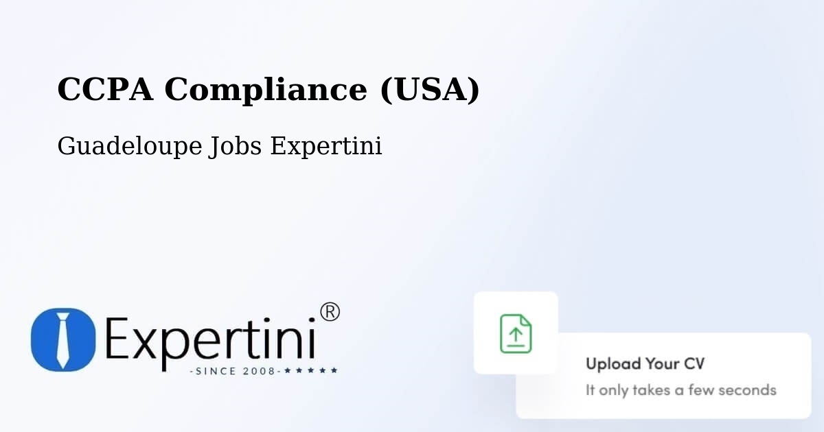 CCPA Privacy Rights & Compliance Notice – Riché - Guadeloupe Jobs Expertini